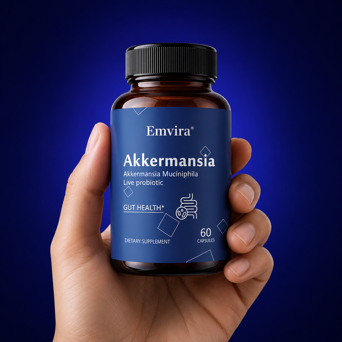 Emvira Akkermansia gut and metabolic support formula.